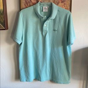 LACOSTE BRAND SAKS 100% COTTON STRETCH POLO SHIRT TOP MENS 7